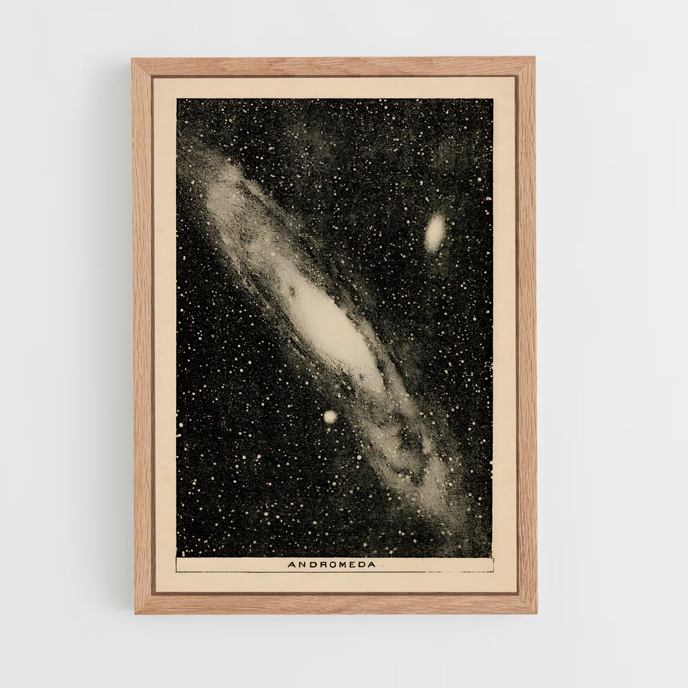 Poster Voie Lactée Vintage – affiche Espace rétro (vue 4)